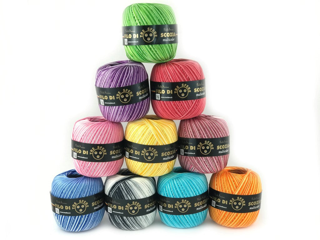 COTONE FILO DI SCOZIA MULTICOLOR TITOLO 5