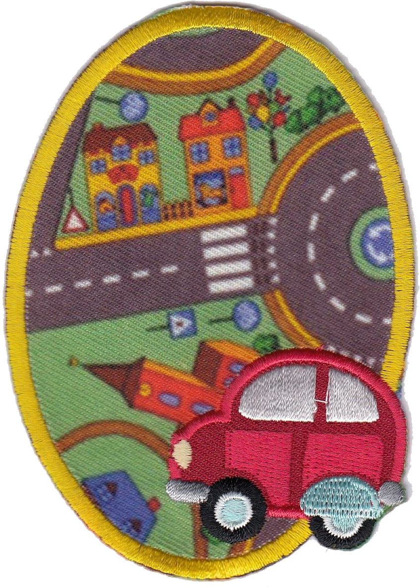 TOPPA CON AUTO VARI COLORI