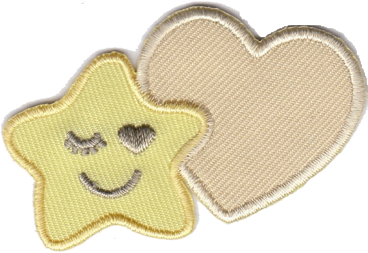 STELLA PICC. CON CUORE COLORI VARI