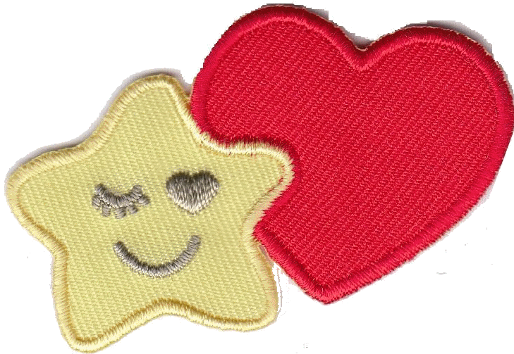 STELLA PICC. CON CUORE COLORI VARI