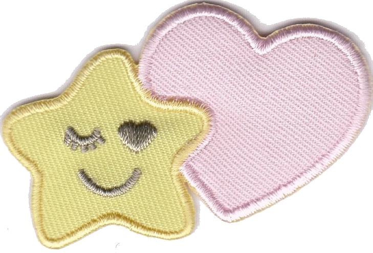 STELLA PICC. CON CUORE COLORI VARI
