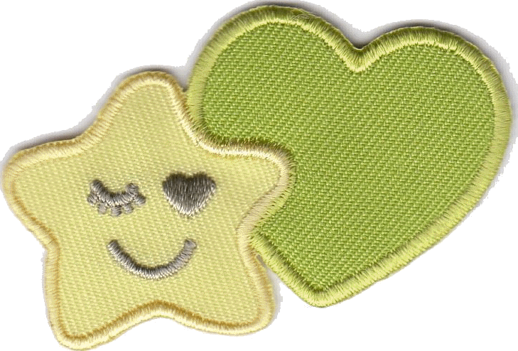 STELLA PICC. CON CUORE COLORI VARI