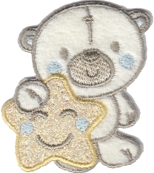 ORSO PICC. CON STELLA VARI COLORI