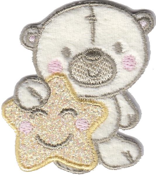 ORSO PICC. CON STELLA VARI COLORI