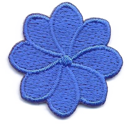 FIORE MEDIO 8 PETALI COLORI VARI