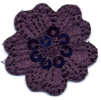 FIORE PICC.+PAILLETTES VARI COLORI