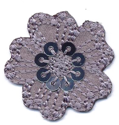 FIORE PICC.+PAILLETTES VARI COLORI