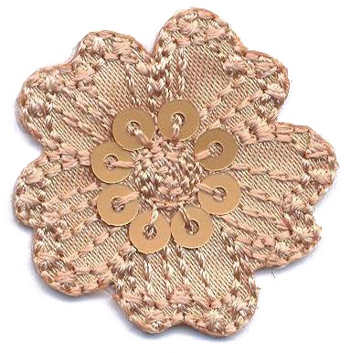 FIORE PICC.+PAILLETTES VARI COLORI