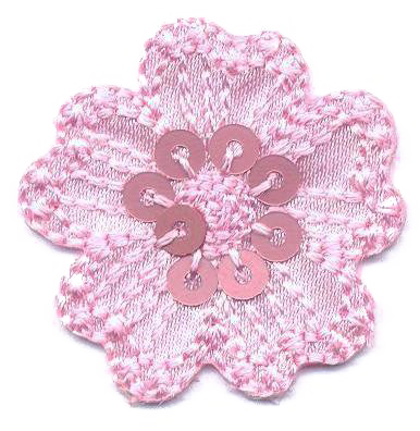 FIORE PICC.+PAILLETTES VARI COLORI