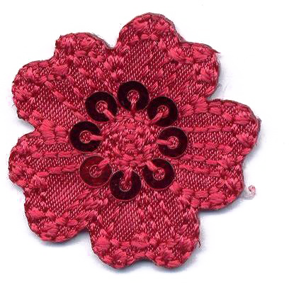 FIORE PICC.+PAILLETTES VARI COLORI