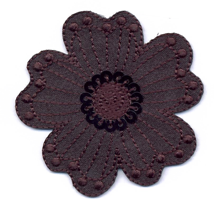 FIORE MEDIO+PAILLETTES VARI COLORI