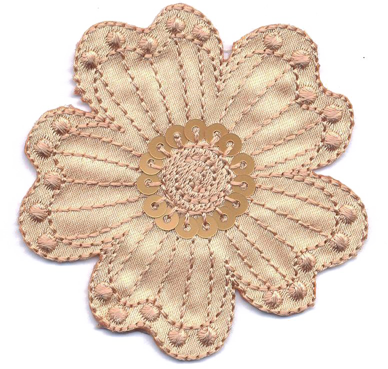 FIORE MEDIO+PAILLETTES VARI COLORI