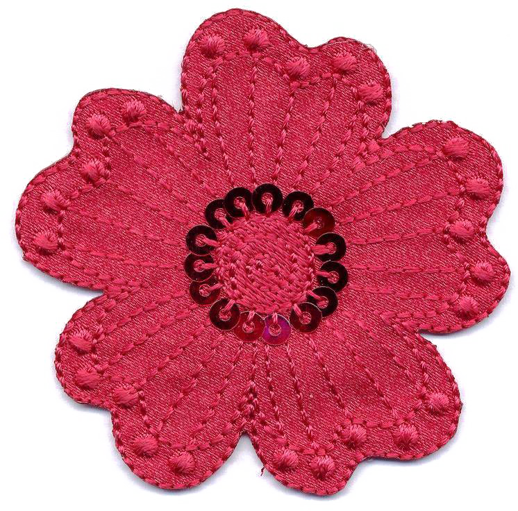 FIORE MEDIO+PAILLETTES VARI COLORI