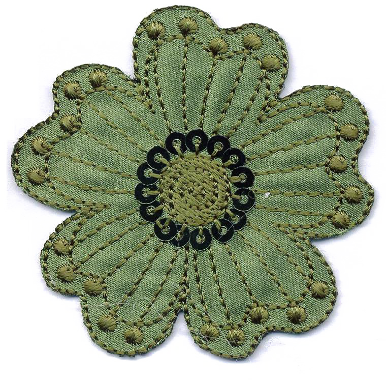 FIORE MEDIO+PAILLETTES VARI COLORI