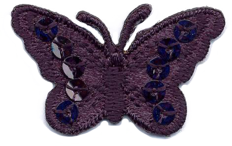 FARFALLA PICC.+PAILLETTES VARI COLORI