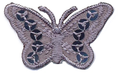 FARFALLA PICC.+PAILLETTES VARI COLORI