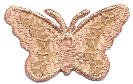 FARFALLA PICC.+PAILLETTES VARI COLORI