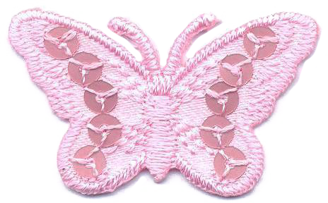 FARFALLA PICC.+PAILLETTES VARI COLORI