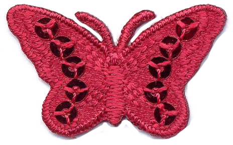 FARFALLA PICC.+PAILLETTES VARI COLORI