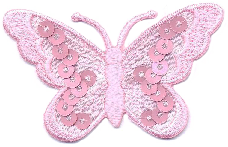 FARFALLA MEDIA+PAILLETTES VARI COLORI