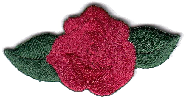 ROSA CON 2 FOGLIE 1886-9719-000