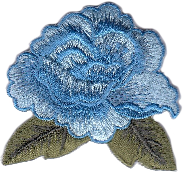 FIORE CON FOGLIE PICCOLO VARI COLORI