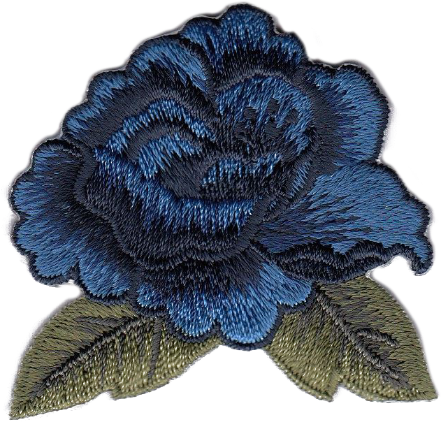 FIORE CON FOGLIE PICCOLO VARI COLORI