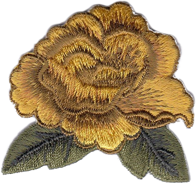 FIORE CON FOGLIE PICCOLO VARI COLORI