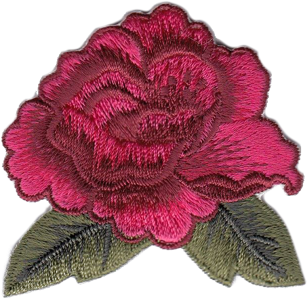 FIORE CON FOGLIE PICCOLO VARI COLORI