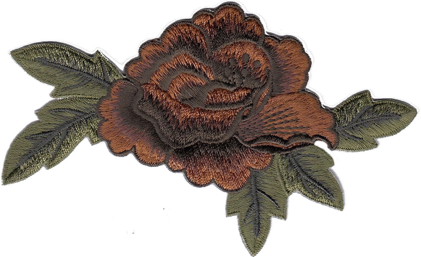 FIORE CON FOGLIE GRANDE VARI COLORI