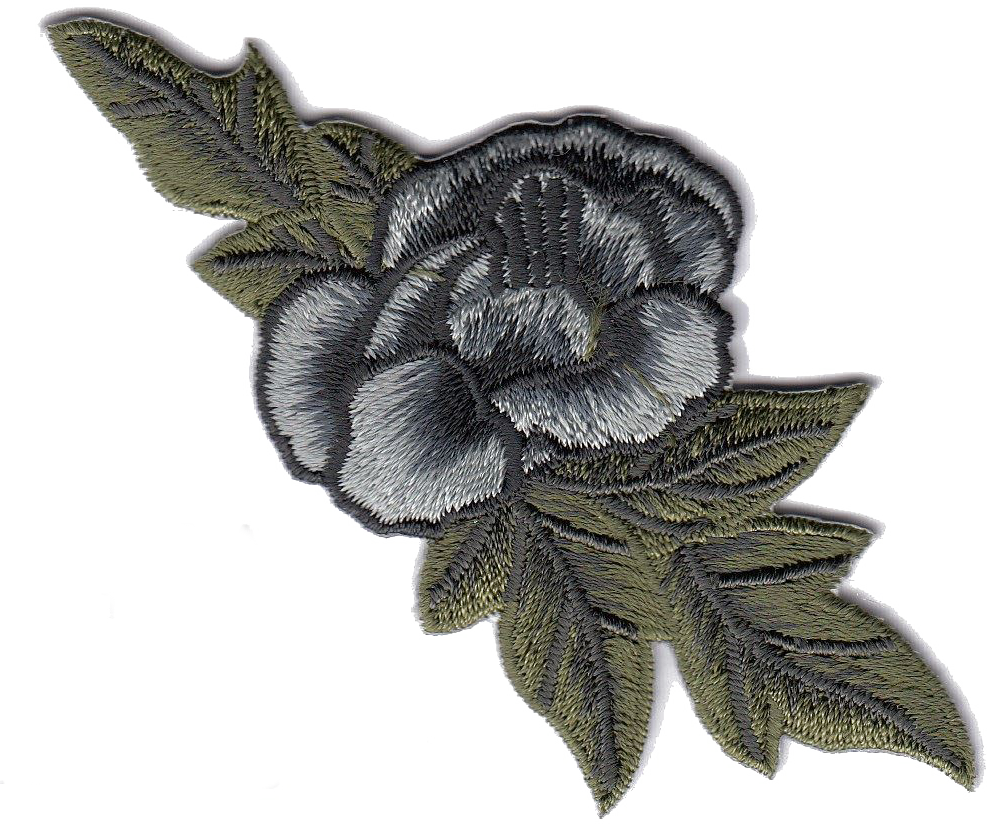 FIORE CON FOGLIE MEDIO COLORI VARI