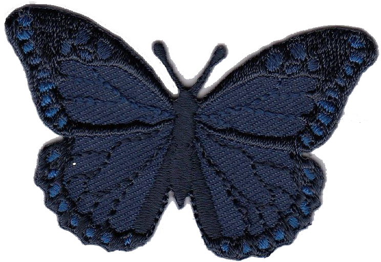 FARFALLA IN TINTA BLU 2132-9989-B00