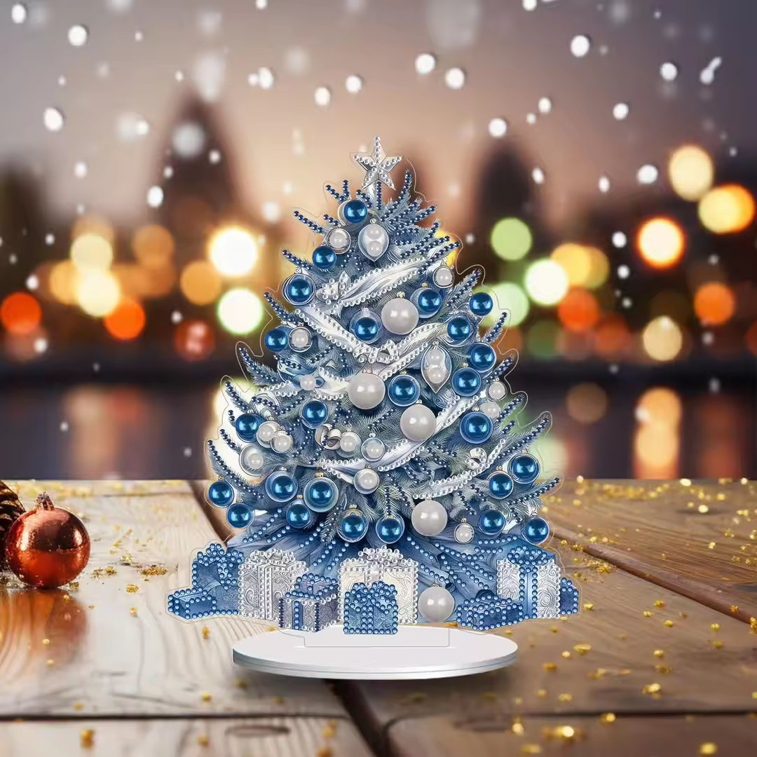 GHIRLANDE E ALBERI DI NATALE IN PLEXIGLASS DIAMOND PAINTING