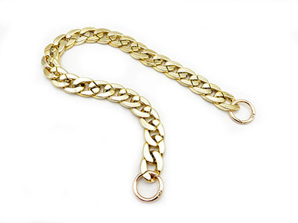 CATENA RESINA 50CM 20mm x 30mm + MOSCHETTONI