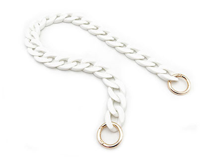 CATENA RESINA 50CM 20mm x 30mm + MOSCHETTONI