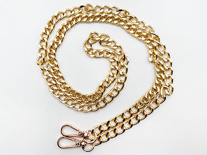 CATENE METALLO CON MOSCHETTONI DA 110 CM