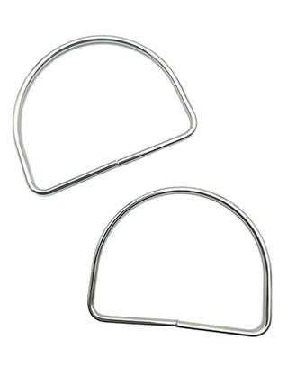 MANICI METALLO MEZZA LUNA 12,5X9,5 Cm. COPPIA