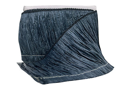 BORSA IN YUTA CON RICAMO E FRANGIA