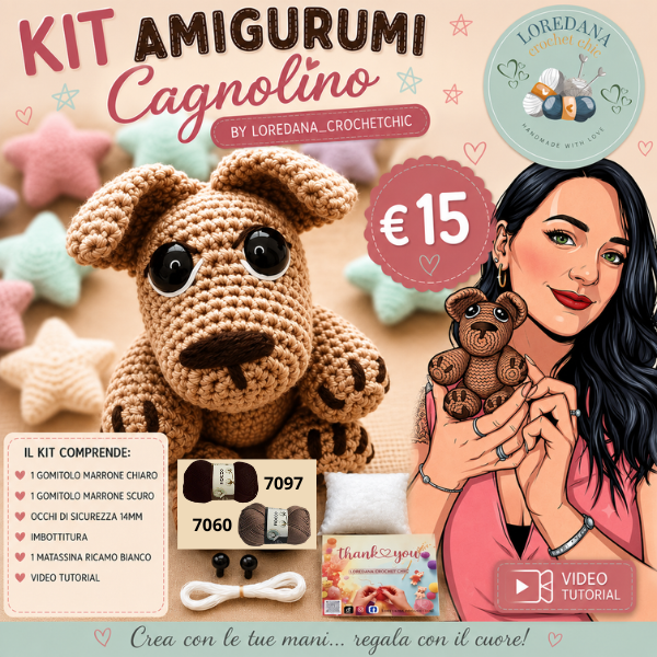 KIT AMIGURUMI by Loredana_Crochetchic