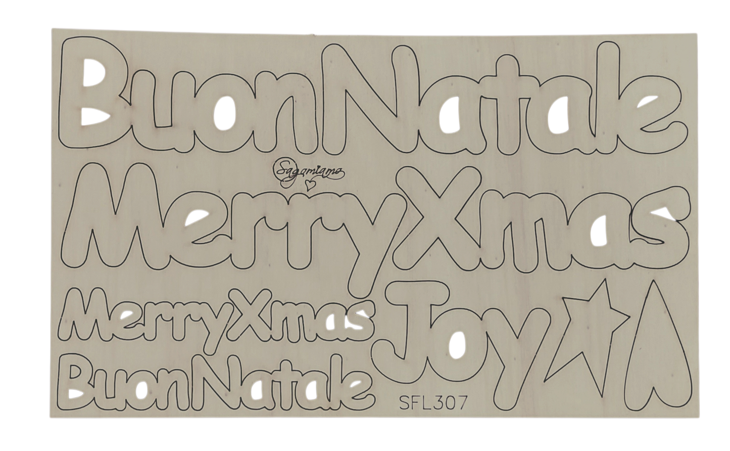 FORMALLEGRA SCRITTE NATALE SFL 307