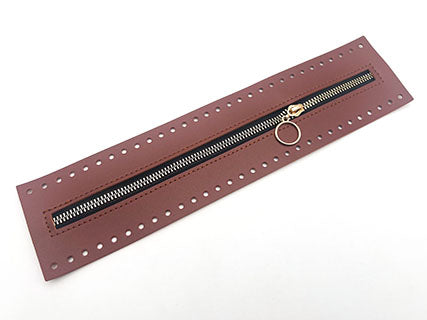 CHIUSURA ZIP ECOPELLE 27CM
