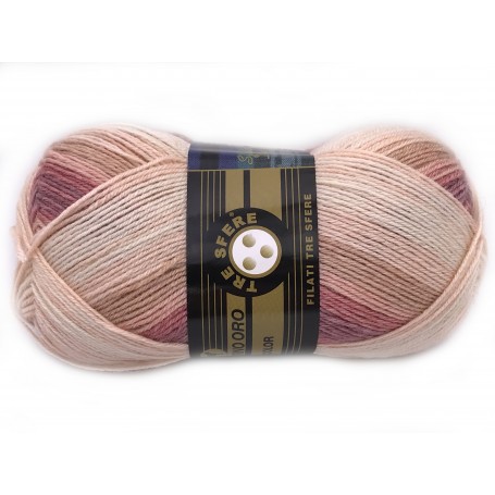 Lana MERINO ORO MULTICOLOR filati di raffinata lana merino multicolor di  altissima qualità