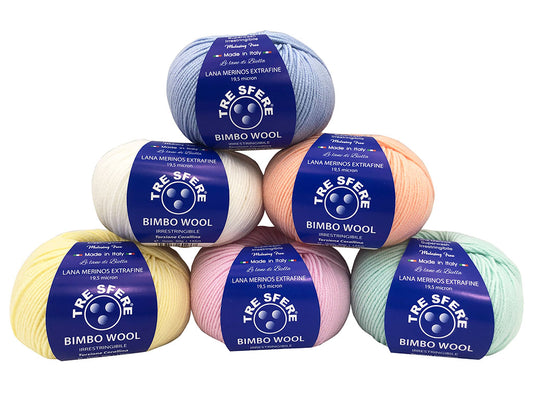 LANA BIMBO WOOL 100% LANA MERINO EXTRA FINE