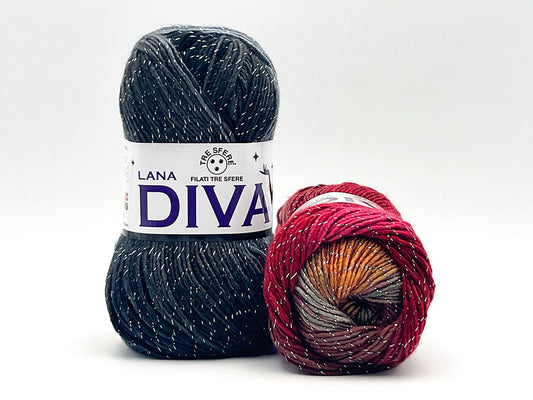 LANA DIVA 98% Acrilico 2% Lurex