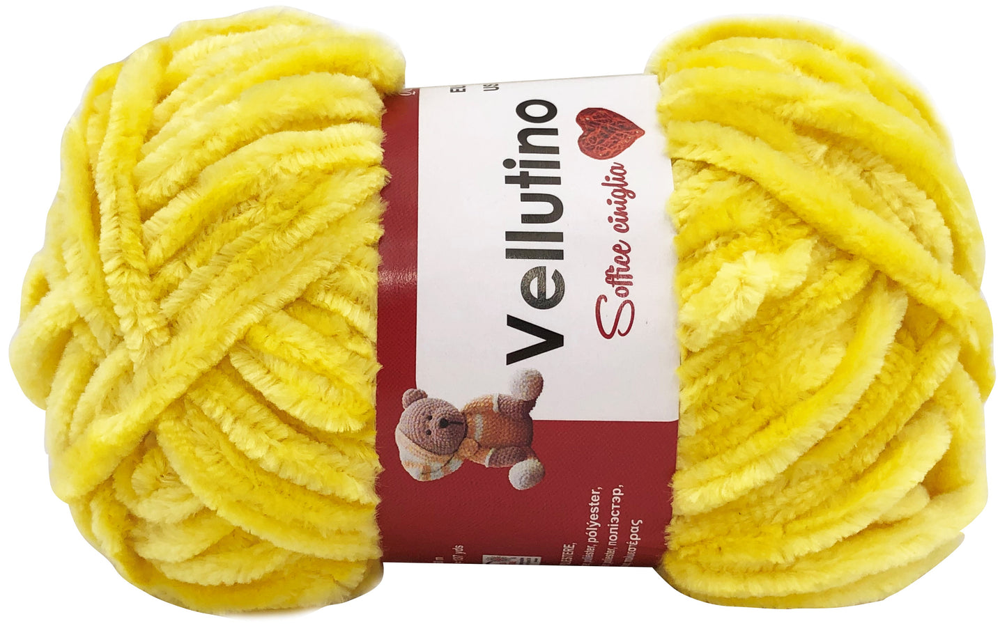 CINIGLIA VELLUTINO 100% Poliestere