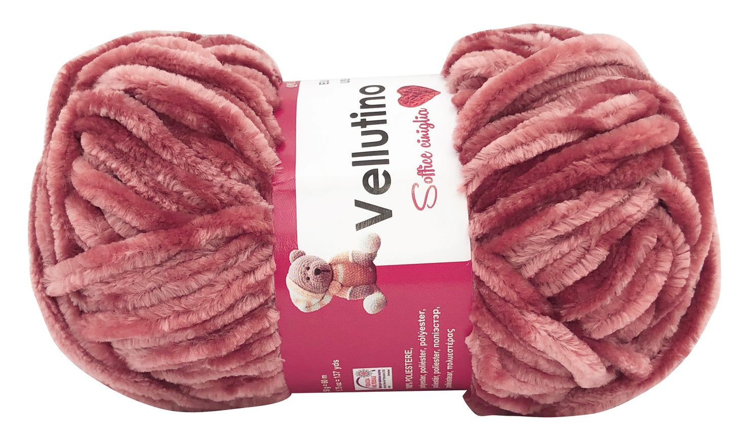 CINIGLIA VELLUTINO 100% Poliestere