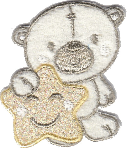 ORSO PICC. CON STELLA VARI COLORI
