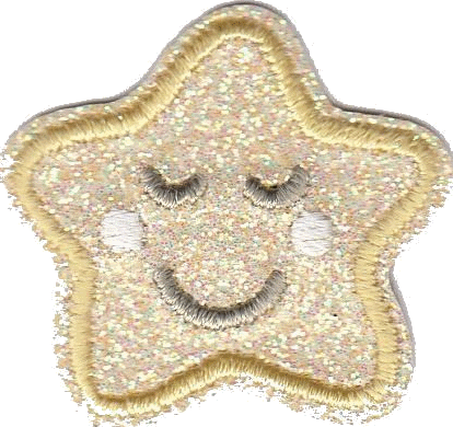 STELLINA GLITTER VARI COLORI