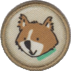 TONDO CON CANE C 0511-5283-C00