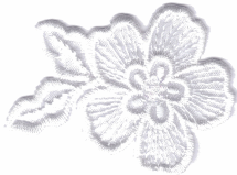 FIORE CHIFFON CON FOGLIE 0588-5346-001